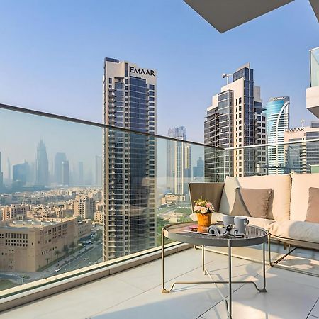 דובאי Luxury Studios With Burj Khalifa Or Canal View In Downtown - Marquise Square Tower מראה חיצוני תמונה