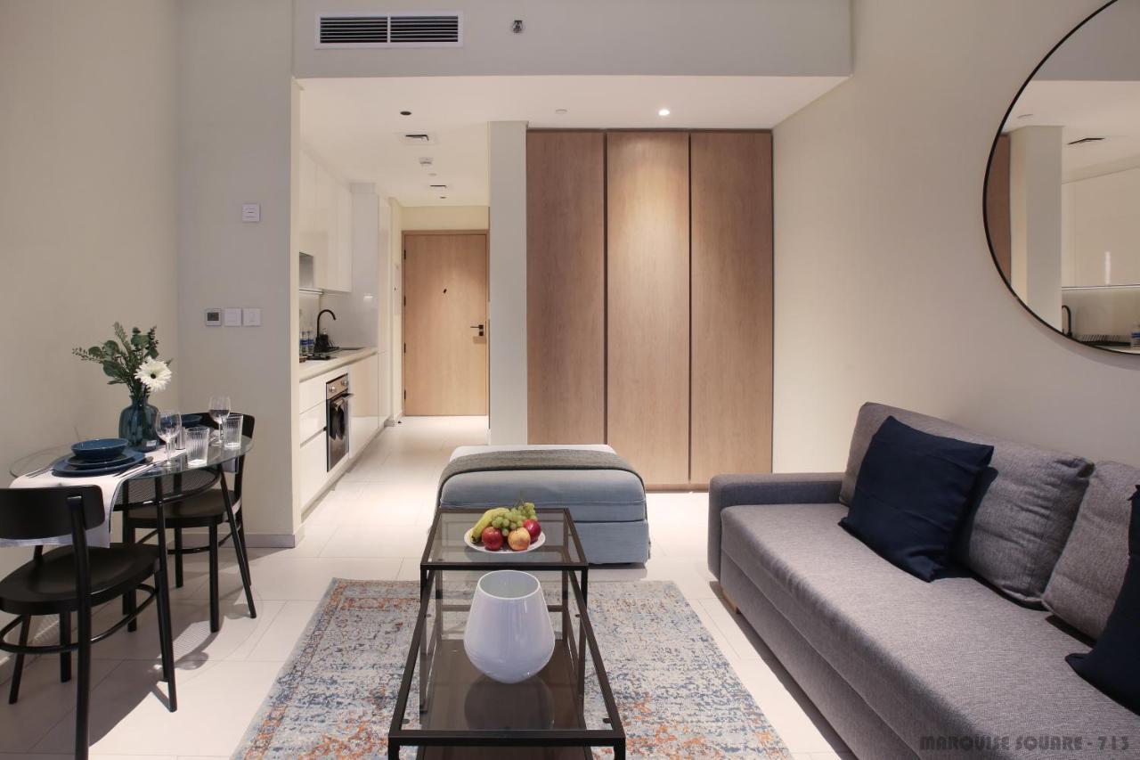 דובאי Luxury Studios With Burj Khalifa Or Canal View In Downtown - Marquise Square Tower מראה חיצוני תמונה