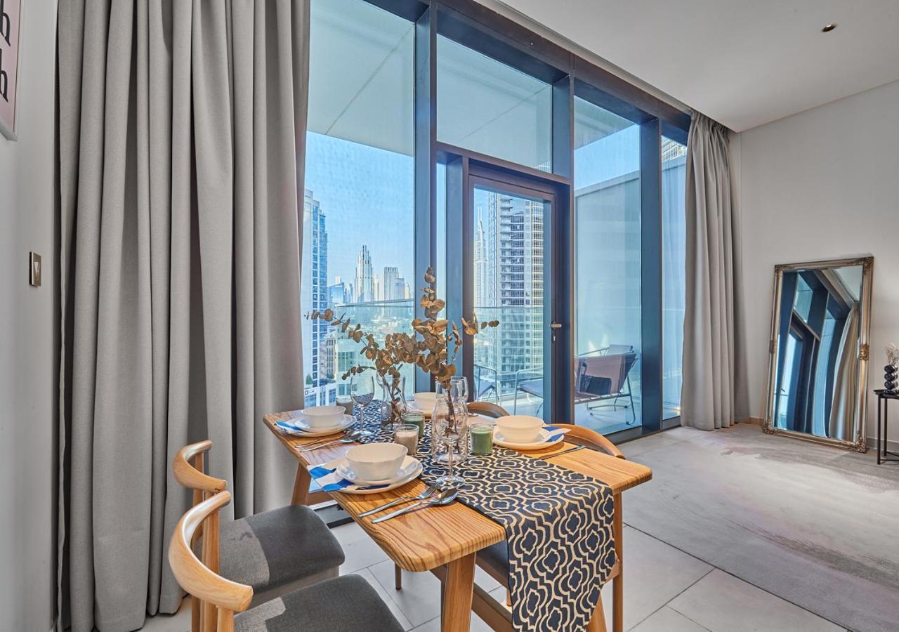 דובאי Luxury Studios With Burj Khalifa Or Canal View In Downtown - Marquise Square Tower מראה חיצוני תמונה