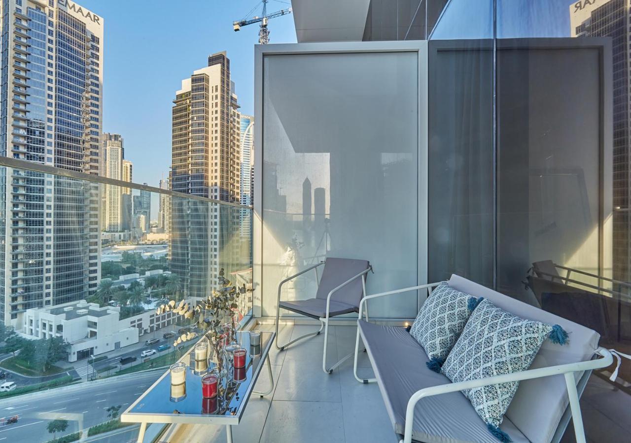 דובאי Luxury Studios With Burj Khalifa Or Canal View In Downtown - Marquise Square Tower מראה חיצוני תמונה