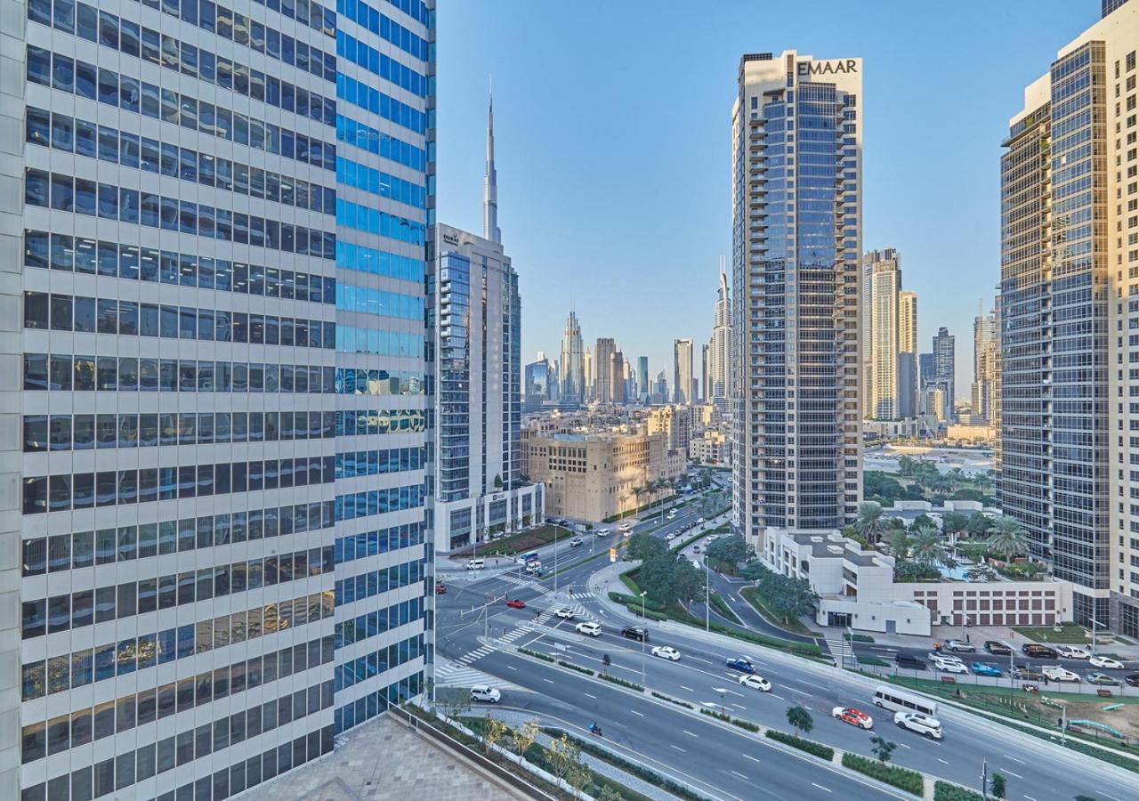 דובאי Luxury Studios With Burj Khalifa Or Canal View In Downtown - Marquise Square Tower מראה חיצוני תמונה
