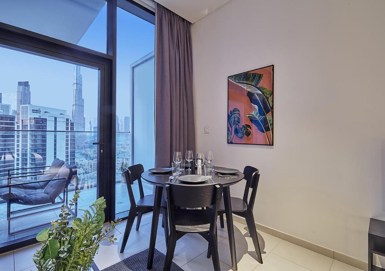 דובאי Luxury Studios With Burj Khalifa Or Canal View In Downtown - Marquise Square Tower מראה חיצוני תמונה
